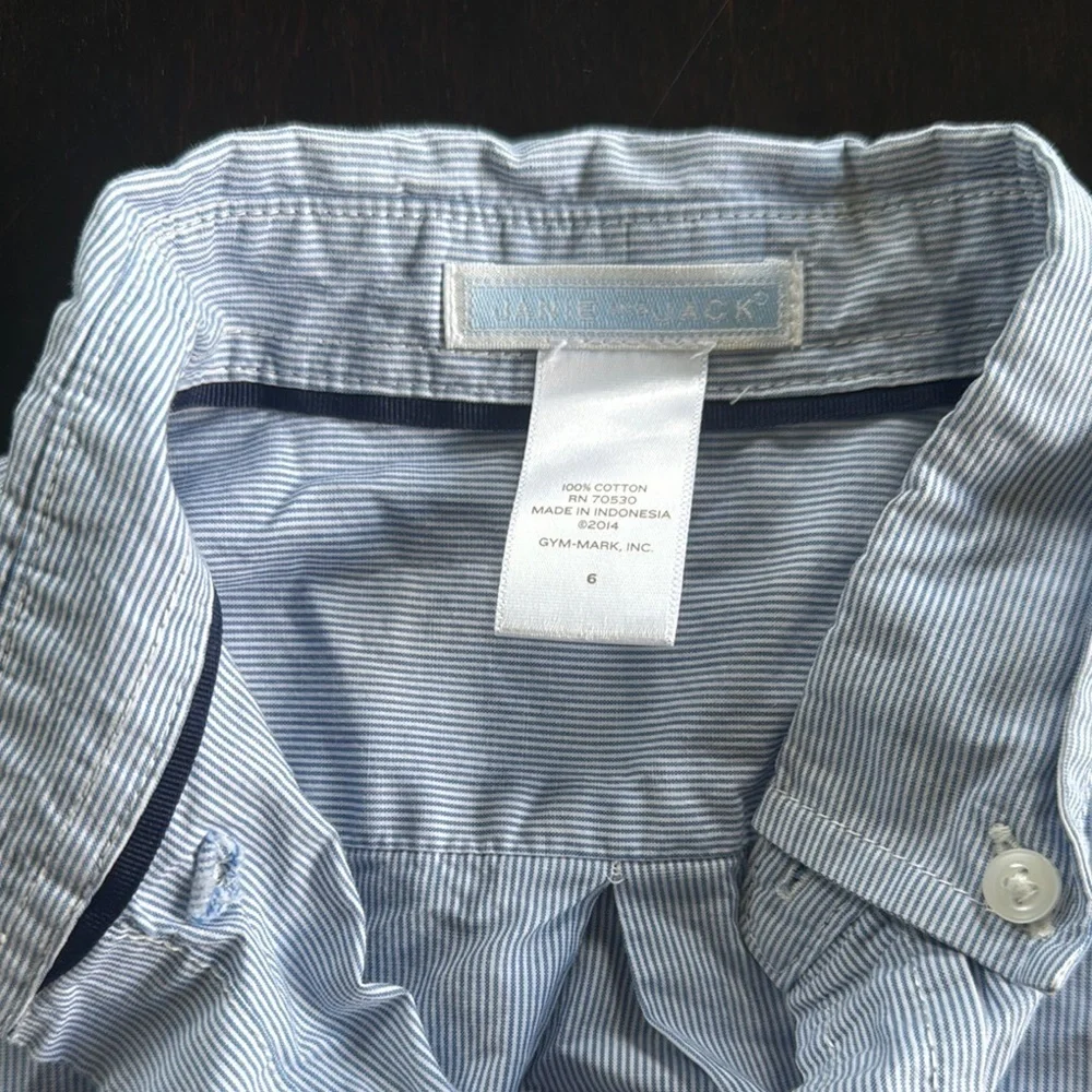 Janie and Jack Classic Blue Button Down Shirt